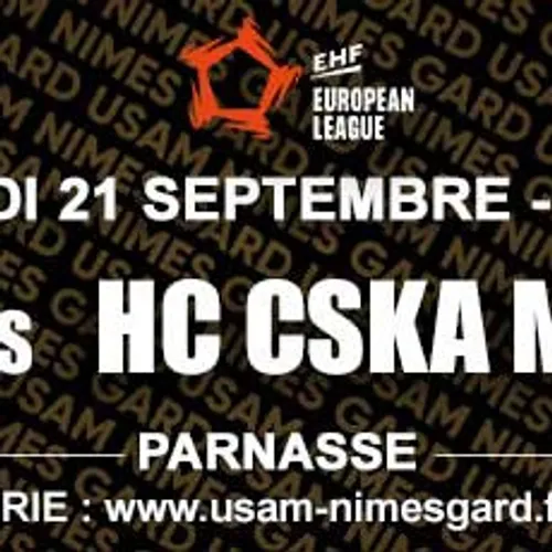 [ SPORT ] Handball/Coupe EHF: Usam Nimes Gard VS HC CSKA MOSCOW ce...